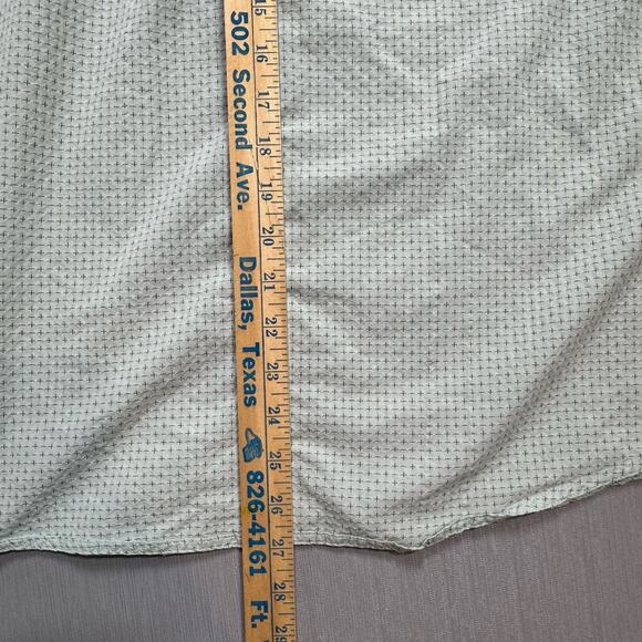 PrAna Short Sleeve Button Down Shirt Business Classic Climbing Men Large Hiking - Picture 9 of 9